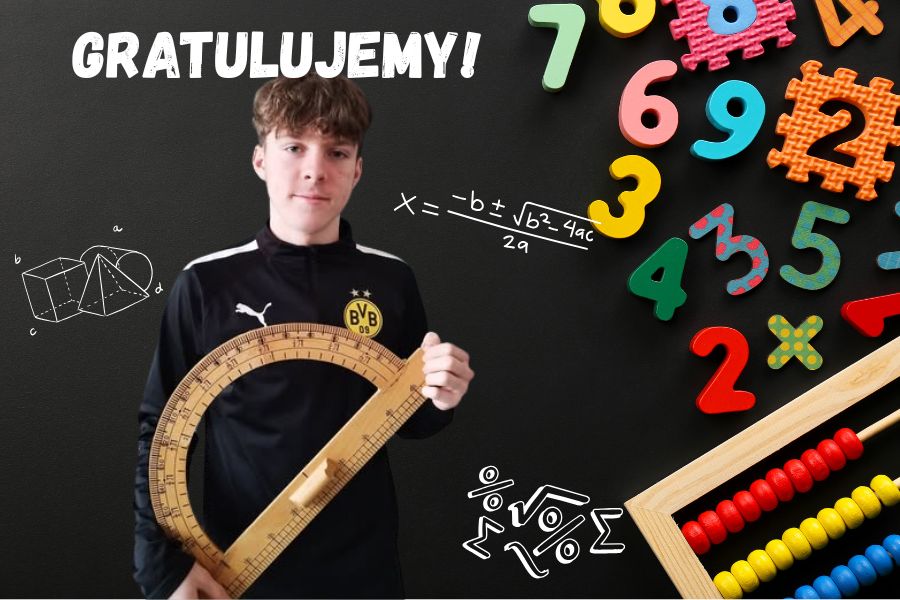 Finalista w Wojewódzkim Konkursie Matematycznym 